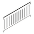 Snap'n Lock Stair Deck Railing Kit | 35° - 6' Length