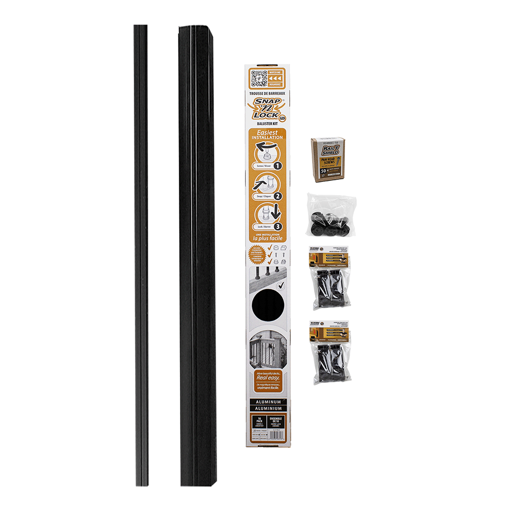 all components packaged on a white background