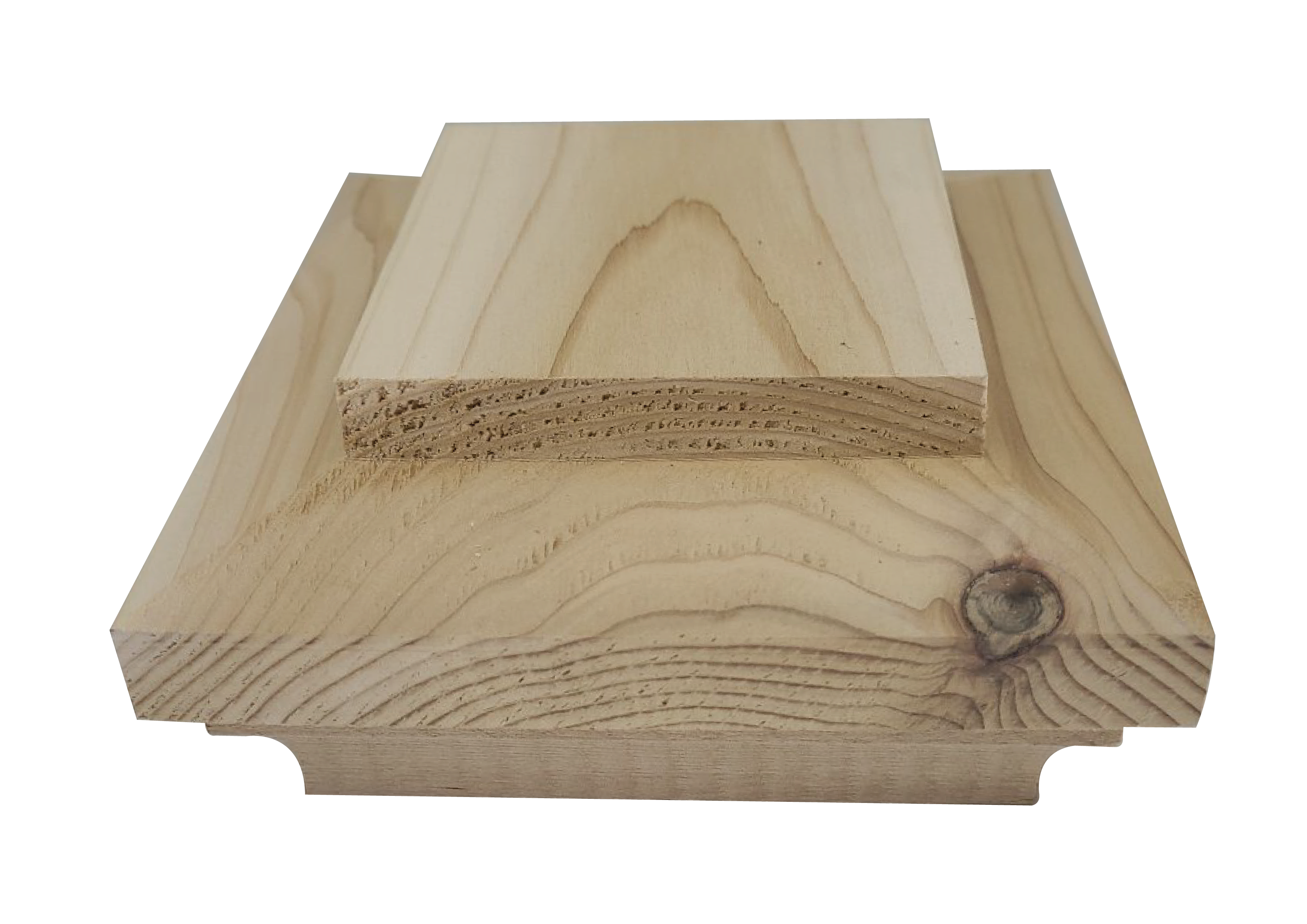 Island Knotty Cedar Post Caps