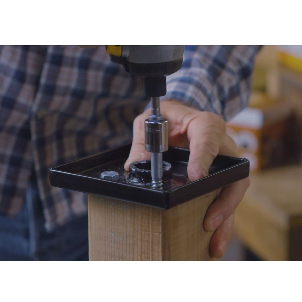 3/8x5" Galv. Hex Head Lag Screws (4 pcs)