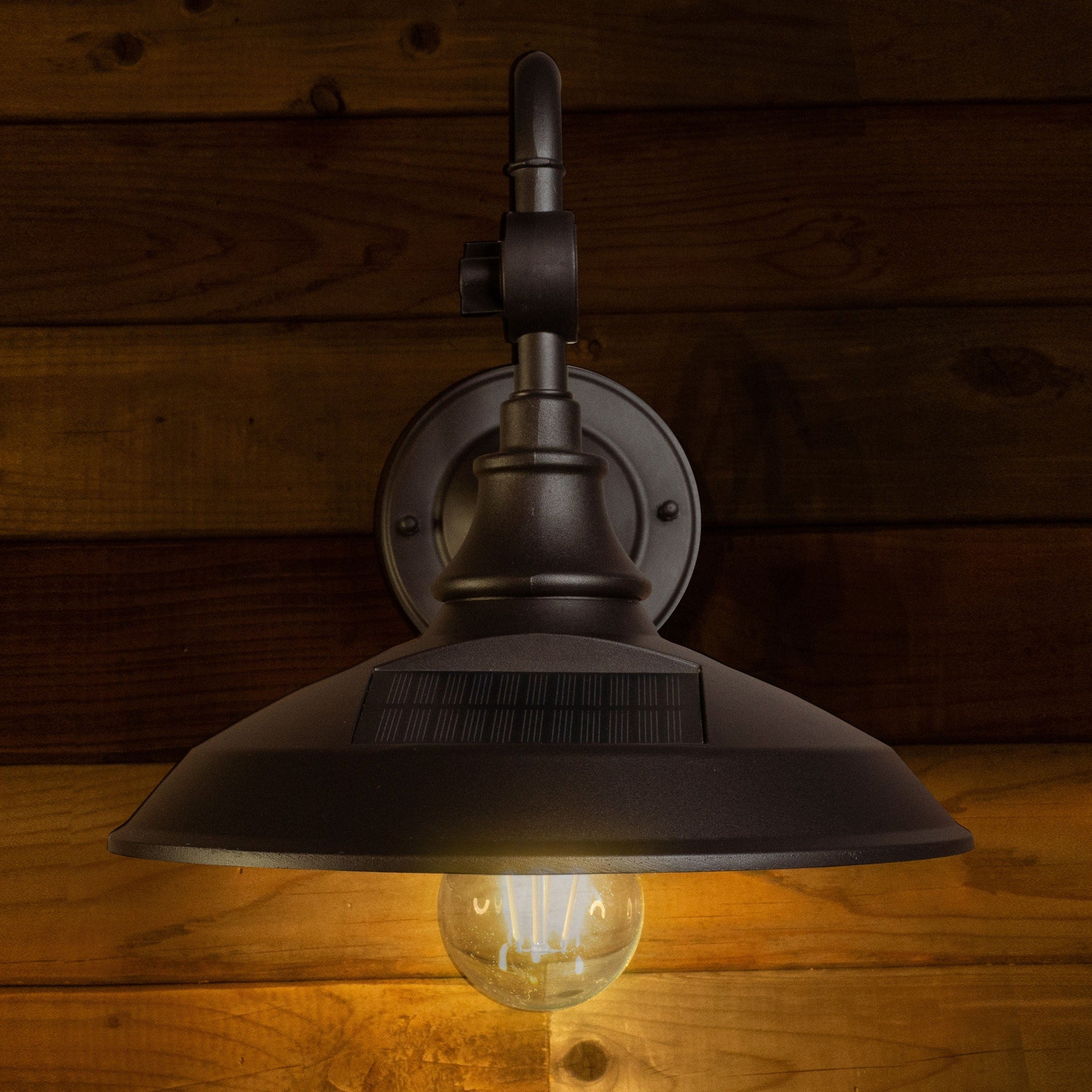 Classy Vintage Solar Barn Light