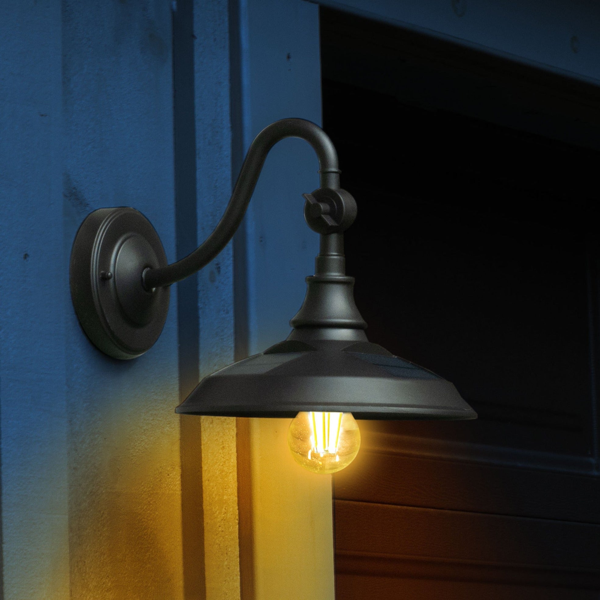 Classy Vintage Solar Barn Light