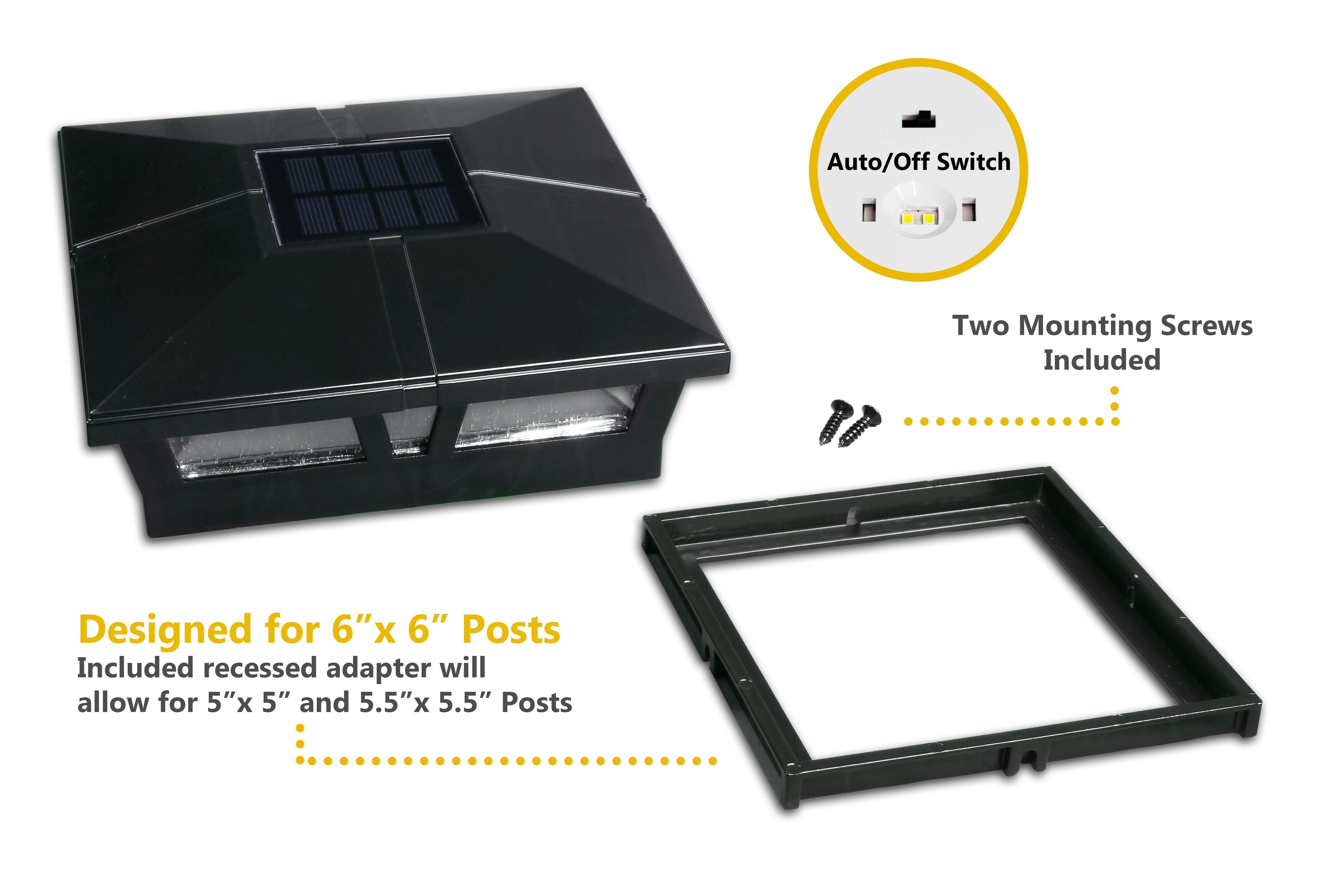 Classy Cambridge Solar Post Cap