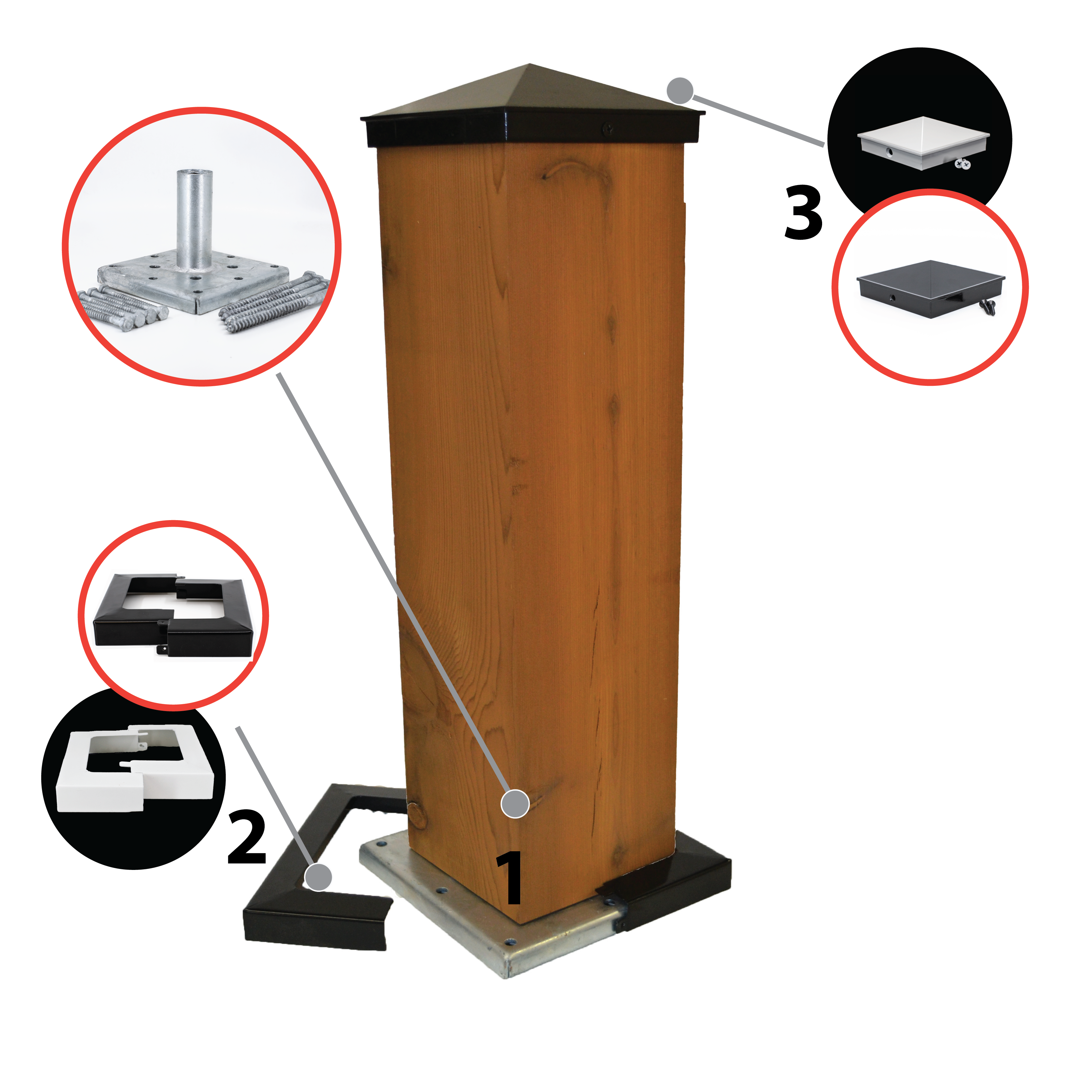 Triple Bundle with black components 