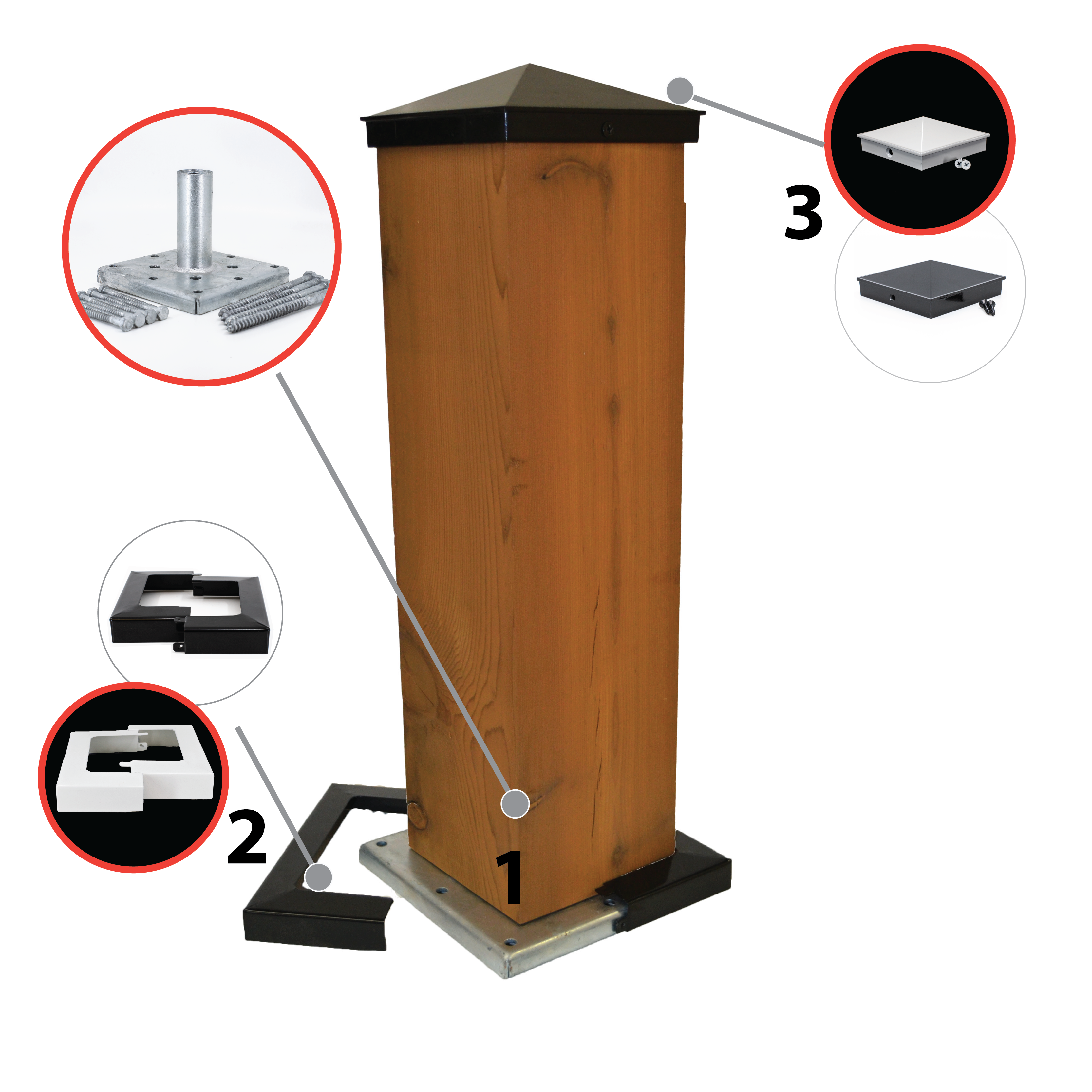 Triple Bundle with white components 