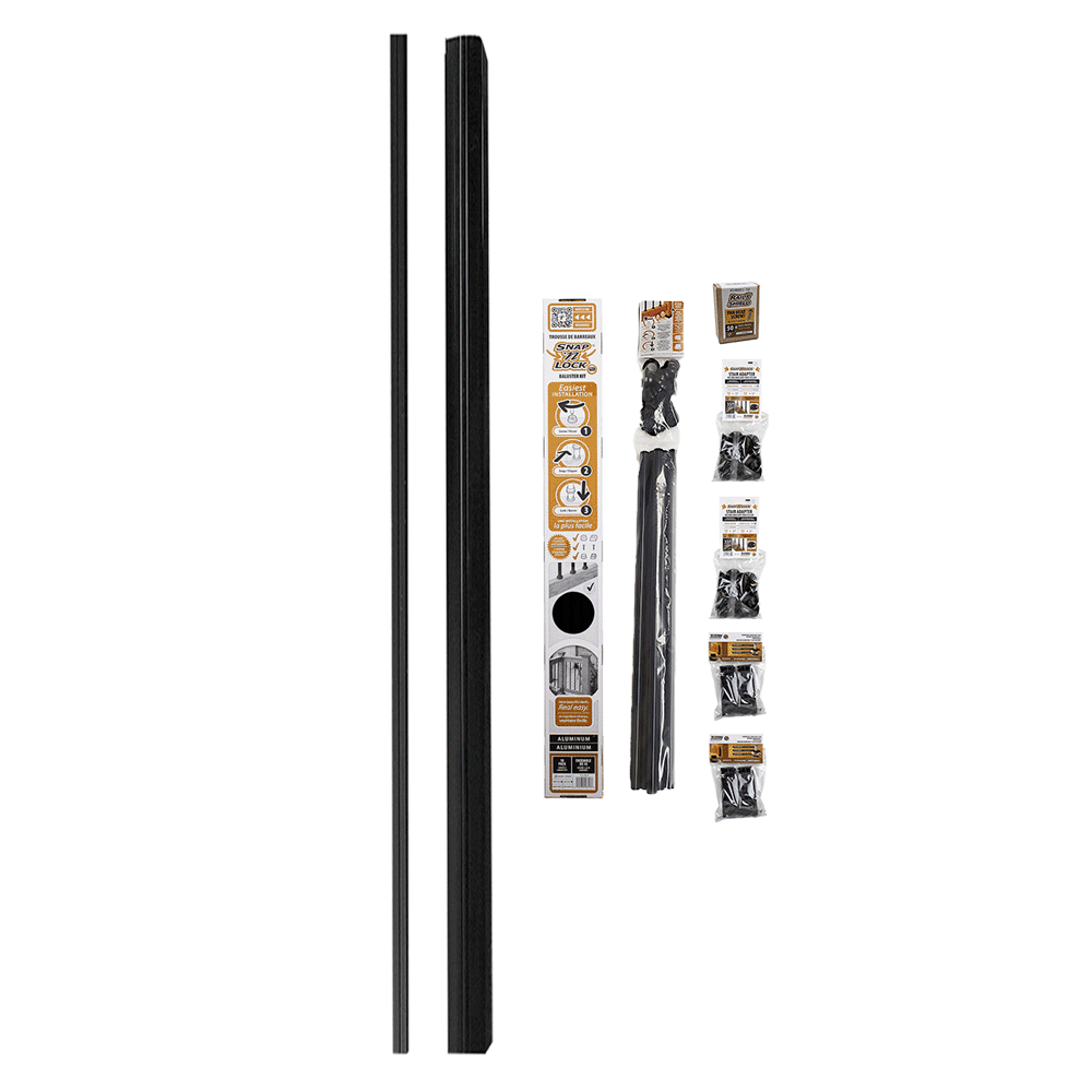 Snap'n Lock Stair Deck Railing Kit | 35° - 6' Length