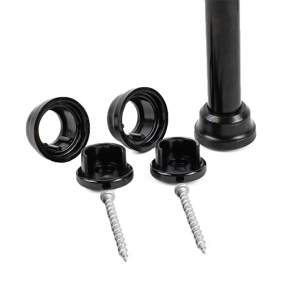 double snap'n lock connector with two screws on a white background