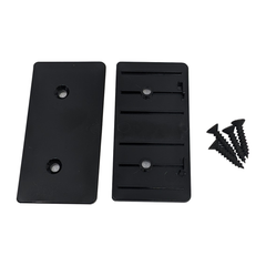 Rail Shield End Cap - Black hero shot