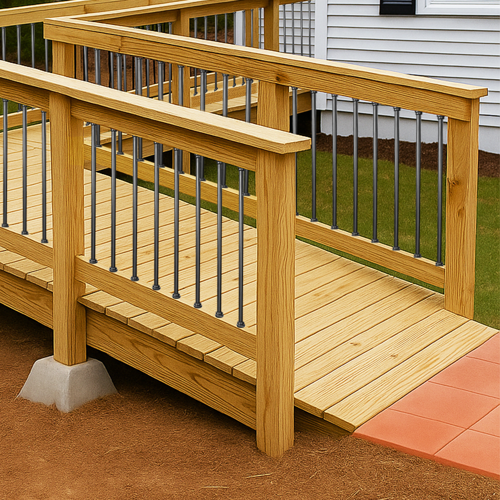 snap'n stack wooden mobility ramp