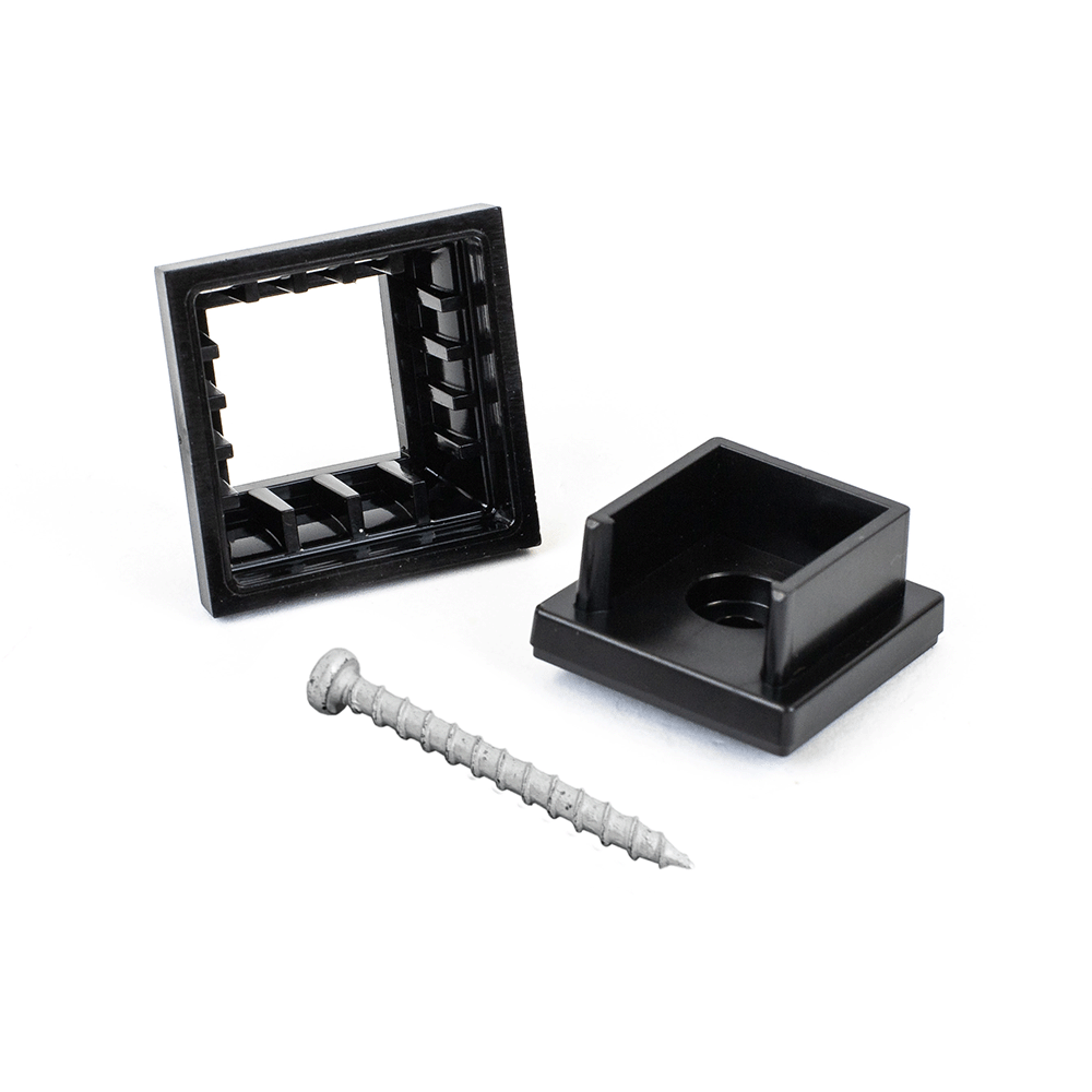 snap'n lock square black connector