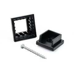 snap'n lock square black connector