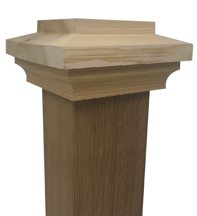 Island Knotty Cedar Post Caps