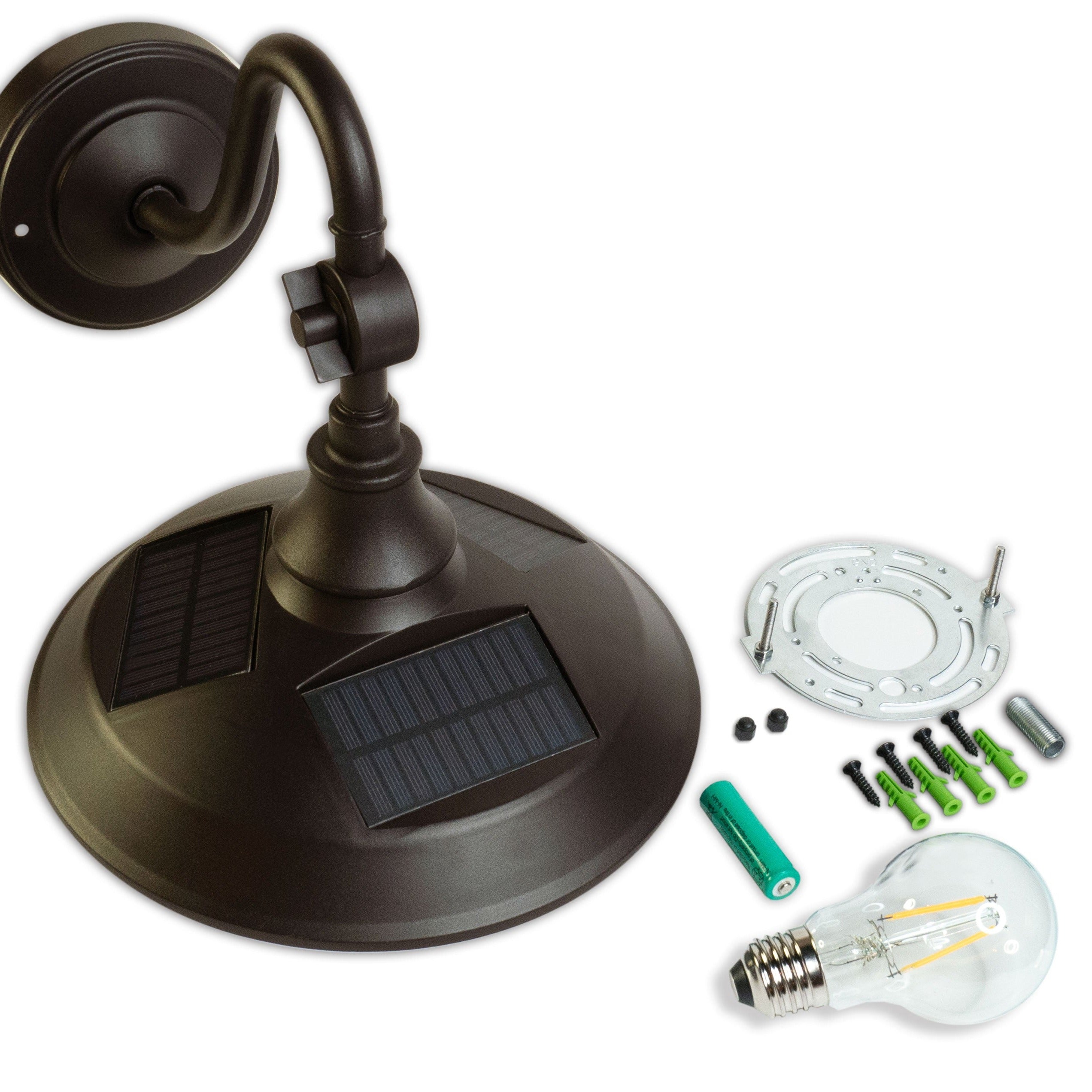 Classy Vintage Solar Barn Light