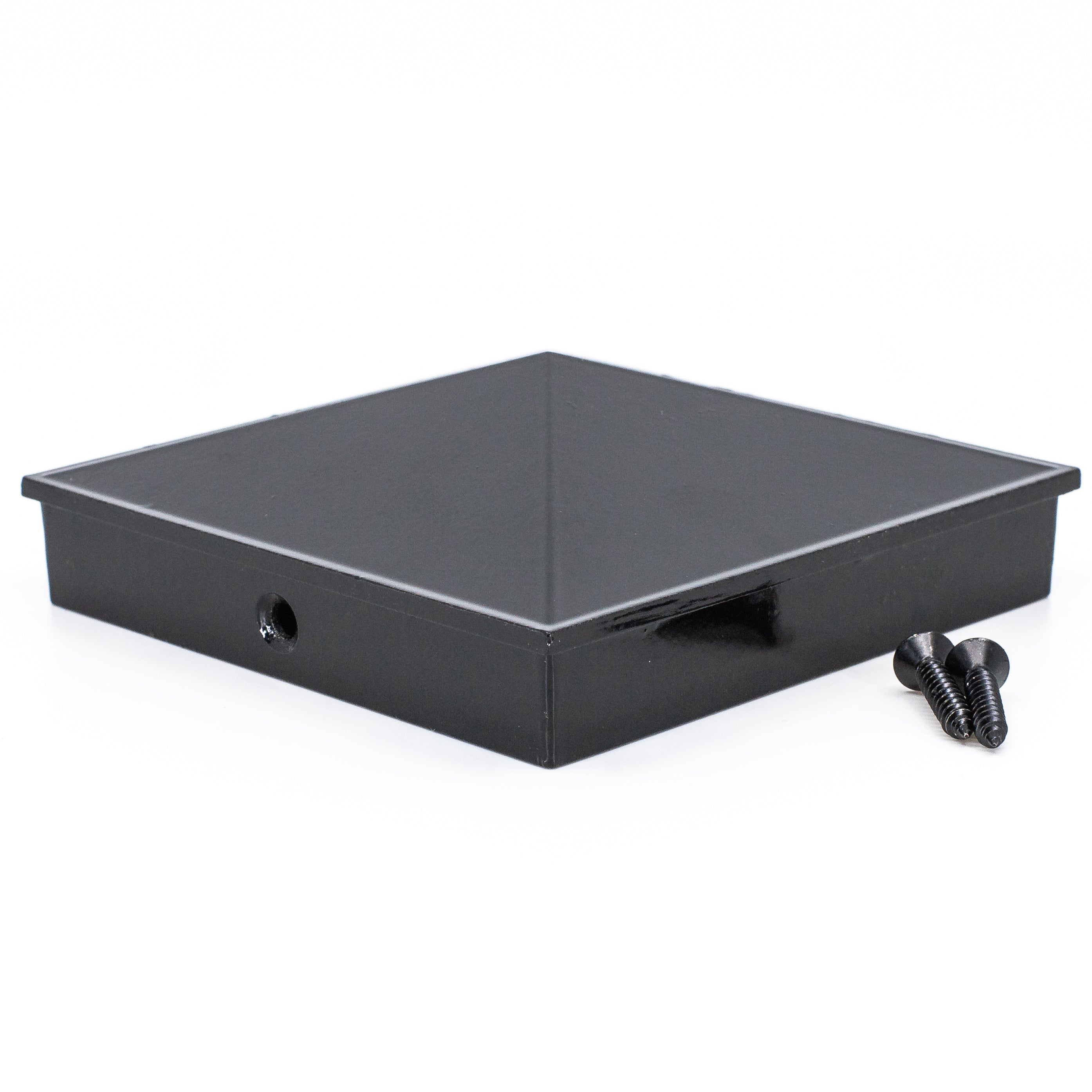 Black Aluminum Post Cap