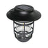 Black Aluminum Nottingham Solar Hanging Coach Light